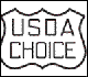 Choice beef label