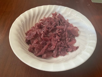 rotkohl - red cabbage with apples