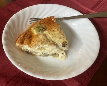 Quiche slice